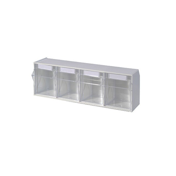 Kippbehälter 4 Schubladen. 600 x 168 x 206 mm.
